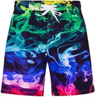 ideal swimwear for teen boys: idgreatim upf 50+ swim trunks with quick dry & mesh lining (7-14 years) logo
