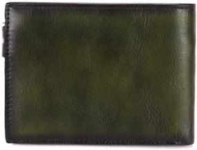 img 3 attached to Genuine Leather Wallets Handmade DarkGreen