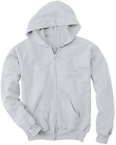 img 2 attached to 🧥 Hanes Comfortblend EcoSmart Полностью застёгивающаяся толстовка для активных мальчиков - Одежда