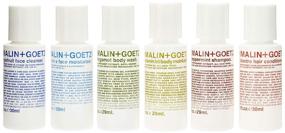 img 1 attached to Complete All-Natural Essentials Starter Kit with Cruelty-Free, Vegan Hair, Facial, and Body Care Products for All Skin Types - Malin + Goetz