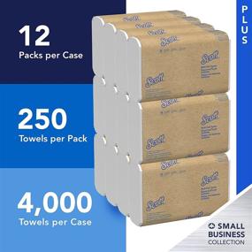 img 3 attached to 🤚 Scott 03650 Multi-Fold Towels with Absorbency Pockets - 250 Sheets per Pack (12 Packs, Soft Wheat)