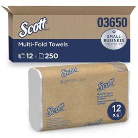img 4 attached to 🤚 Scott 03650 Multi-Fold Towels with Absorbency Pockets - 250 Sheets per Pack (12 Packs, Soft Wheat)