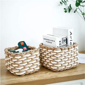 img 4 attached to 📦 Efficient Storage and Organization with Loelurn Baskets: Perfect for Home, Bathroom, Kids' Room, and More!