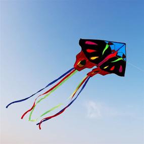 img 2 attached to K-MLICE Butterfly Kites: Easy-to-Fly 71” Large Kids Kite with Ribbons for Outdoor Fun & Beach Trips - Perfect for Kids and Adults!