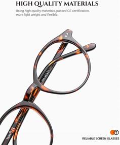 img 1 attached to 👓 Stylish and Sophisticated: TIJN Vintage Glasses for Women - Trendy Eyeglasses with a Touch of Timeless Elegance
