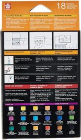 img 2 attached to 🌸 Набор Sakura XNCW-18N для акварелирования "Полевая эскизная живопись": 18 разноцветных акварельных красок с кистью