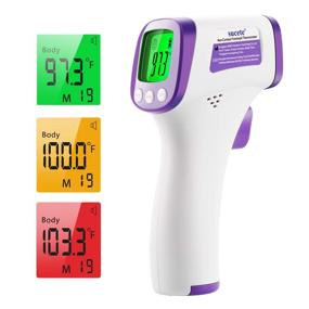 img 4 attached to 🌡️ Sucete Non-Contact Infrared Forehead Thermometer for Adults and Kids - Digital Thermometer