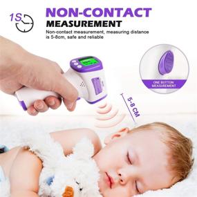 img 2 attached to 🌡️ Sucete Non-Contact Infrared Forehead Thermometer for Adults and Kids - Digital Thermometer