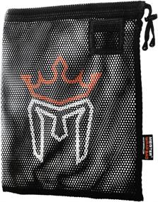 img 2 attached to Black Large Drawstring Mesh Meister WRAP Bag for MMA & Boxing Hand Wraps - Optimal Washing Solution