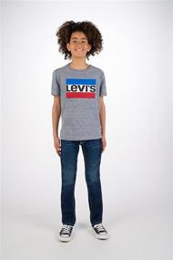 img 3 attached to 👕 Levis Graphic T Shirt White Sportswear: Boys' Tops, Tees & Shirts for Style and Comfort