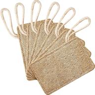 🧽 jebblas 6 pack loofah sponge scrubbers - compostable cellulose dish scrubbers for kitchen - natural & effective cleaning pads logo