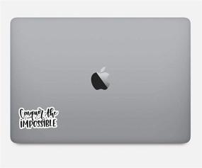 img 1 attached to Conquer Impossible Sticker Inspirational Stickers