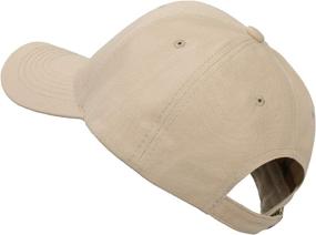 img 2 attached to Unisex Adjustable Baseball Cap - Low Profile Solid Plain Dad Hat for Men and Women