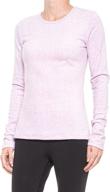 cuddl duds women's fleecewear with stretch crew neck: cozy and comfy winter essential logo