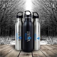 🚰 watervault stainless steel water bottle – ultimate lightweight, bpa-free sports canteen, 24oz logo