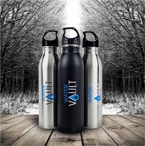 img 3 attached to 🚰 WaterVault Stainless Steel Water Bottle – Ultimate Lightweight, Bpa-Free Sports Canteen, 24oz