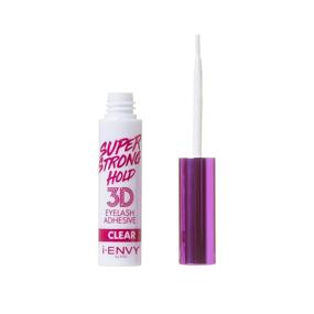 img 1 attached to 👁️ i-ENVY by Kiss Super Strong Hold 3D Lash Glue: Clear & Reliable Adhesive for Stunning Lashes