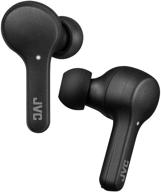 наушники jvc gumy truly wireless earbuds: bluetooth 🎧 5.0, водостойкие, длительное время работы от аккумулятора - haa7tb (черные) логотип