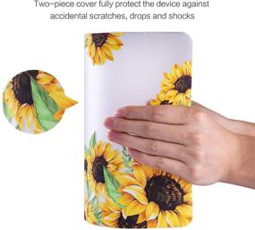 img 2 attached to 🌻 Macbook Air 13 Inch Case (2017) and Macbook Air Case 13 Inch - Keyboard Cover, Screen Protector - A1466 / A1369 2012-2017 (Sunflower)