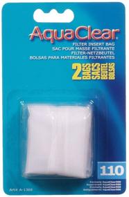 img 1 attached to 🐠 Efficient AquaClear 110 Nylon Bags: Perfect Aquarium Filter Media Bags, 2-Pack (A1368)