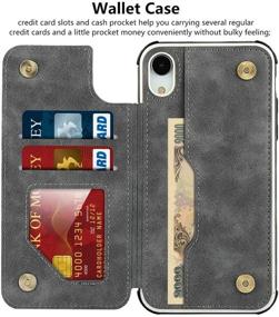 img 2 attached to ICoverCase IPhone XR Wallet Case Cell Phones & Accessories