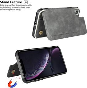 img 1 attached to ICoverCase IPhone XR Wallet Case Cell Phones & Accessories