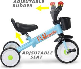 img 2 attached to 🚲 Trike Wheels for Kids with a Flat Perspective