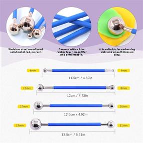 img 2 attached to 🔫 Versatile 36Pcs Green Clay Extruder Gun: Sculpt, Decorate & Model with Swpeet Sugar Paste Extruder