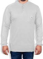 cotton sleeve henley shirt t-shirt: style meets comfort in this versatile piece logo