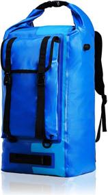 img 4 attached to 🎒 MIER 60L/150L Roll Top Dry Bags Duffel - Extra Large Waterproof Backpack Gear for Men and Women: Ideal for Kayaking, Hiking, Travel, and Camping