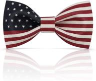 🎀 lanzonia bowtie novelty boys' accessories with american patterns logo