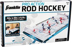 img 1 attached to 🏒 Игра "Франклин Sports" настольная хоккейная игра - Семейная игра в хоккей для всех возрастов - Поле с игроками, включены мини-хоккейные шайбы