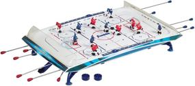 img 4 attached to 🏒 Игра "Франклин Sports" настольная хоккейная игра - Семейная игра в хоккей для всех возрастов - Поле с игроками, включены мини-хоккейные шайбы