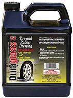 🔆 durable duragloss 252 tire and mat dressing - 1 gallon, black: professional-grade shine and protection for tires and mats logo