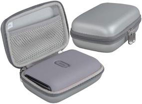 img 4 attached to Hermitshell Hard EVA Travel Case For Fujifilm Instax Mini Link Smartphone Printer (Grey)