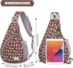 img 3 attached to ZOMAKE Resistant Backpack Crossbody Travel Outdoor Recreation in Camping & Hiking