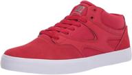 👟 stylish and high-performance: dc men's kalis vulc mid skate shoe logo