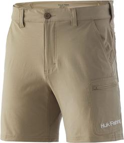 img 2 attached to 🩳 HUK Men's 5.5" Elastic Waist Quick-Dry Swim Shorts