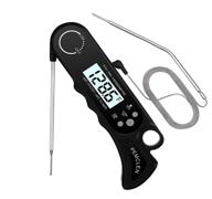 🌡️ pemclen digital meat thermometer: instant read, dual probe, bbq grill, roast turkey - backlight, alarm set & magnet logo