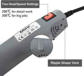 img 2 attached to Mlife Mini Heat Gun Dual Temperature Painting Supplies & Wall Treatments