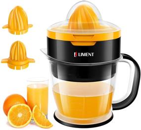 img 4 attached to 🍊 LIMENT 41 Oz Electric Citrus Juicer with Spiral Cone and Powerful Motor - For Orange, Lemon, Lime & other Citrus Fruit. Pour Spout & Easy to Clean. BPA-Free