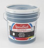 128-ounce speedball dark blue acrylic screen printing ink logo