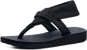 img 4 attached to Atika Women's Yoga Sling: Stylish & Supportive Flip Flop Summer Sport Sandals