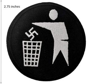 img 1 attached to Racist Embroidered Patch Black Matter