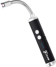 img 4 attached to 🔥 USB Rechargeable Arc Lighter with Long Flexible Neck - Windproof Electric Candle Lighter for Candles, Grill, Gas Stoves, Camping, Fireworks (Black)