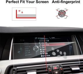 img 2 attached to LFOTPP 10.2-Inch RECTANGLE Tempered Glass Protector Replacement for 5 Series / 7 Series Car Navigation Infotainment Center Touch Screen