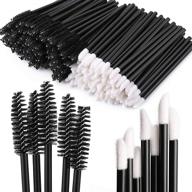 🔀 200 disposable mascara wand spoolies and lip brushes by tbestmax - perfect lipstick and eyebrow applicators for eyelash extensions and makeup kits logo