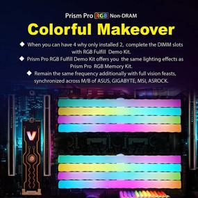 img 2 attached to v-Color Prism Pro RGB Series Black Aluminum Alloy Desktop Module with 2 x RGB Filler Kit(TY-E6PYKWK) - Optimize RGB LED Enhancement for Your System Build