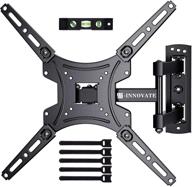 📺 versatile swivel tilt arm tv wall mount bracket for 13-55 inch lcd led oled flat curved screens up to 66lbs max vesa 400x400mm - ideal for single stud installation by ergo-innovate logo