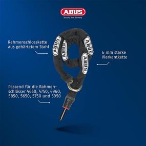 img 3 attached to 🔒 ABUS 4960 Immobilizer Extension Chain, 100cm: Secure Your Bike with this Black Extension Chain